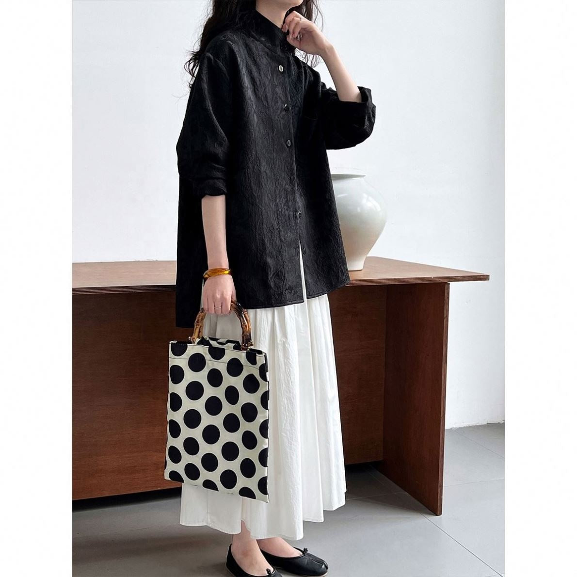 Vintage Chinese Style Blouse Lady