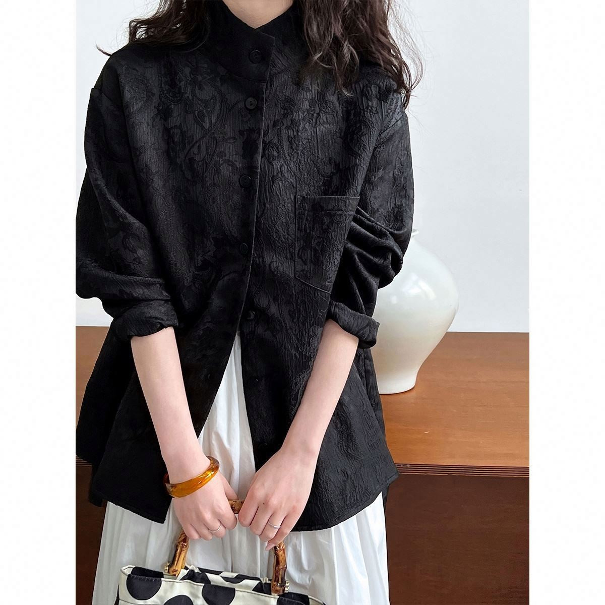 Vintage Chinese Style Blouse Lady