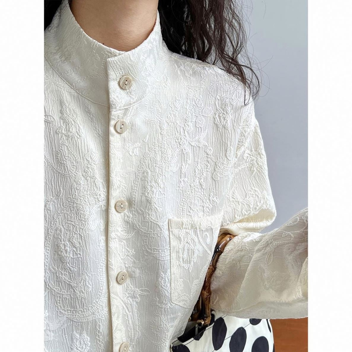 Vintage Chinese Style Blouse Lady